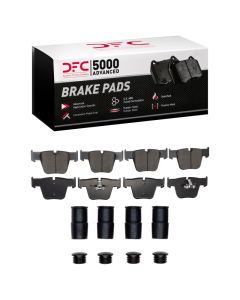 DFC 07-14 Mercedes-Benz S65 AMG Front 5000 Advanced Low Metallic Brake Pads and Hardware Kit - 1551-1289-01