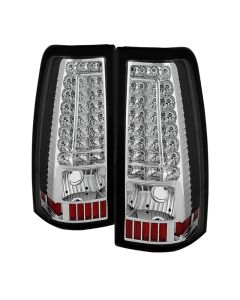 xTune Chevy Silverado 1500-2500-3500 03-06 C-Shape LED Tail Lights Chrome ALT-ON-CS03-G2-LED-C - 5081278