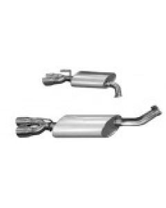 Kooks 2011+ Chevrolet Caprice PPV OEM 3in Axleback Exhaust w/Polished Oval Mufflers - 25206100