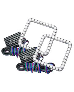 Oracle Ford Superduty 08-10 LED Fog Light Halo Kit - ColorSHIFT w/o Controller - 1342-334