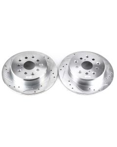 Power Stop 98-05 Lexus GS300 Rear Evolution Drilled & Slotted Rotors - Pair - JBR739XPR