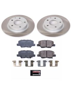 Power Stop 14-15 Mazda 6 Rear Semi-Coated Rotor Kit - SC6969