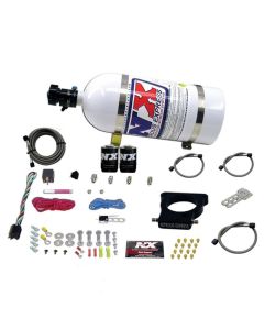 Nitrous Express GM LS 78mm 3-Bolt Nitrous Plate Kit (50-350HP) w/10lb Bottle - 20935-10