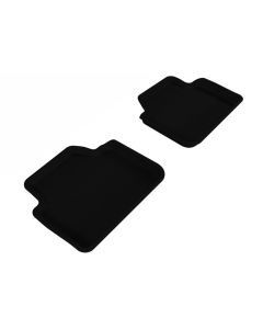 3D MAXpider 2006-2011 BMW 3 Series/X3 E90/E83 Kagu 2nd Row Floormats - Black - L1BM00621509