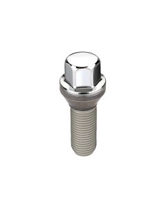 McGard Hex Lug Bolt (Cone Seat) M14X1.5 / 17mm Hex / 28.0mm Shank Length (Box of 50) - Chrome - 69700