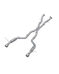 MBRP Armor Lite AL Steel 3 Inch CatBack Exhaust Dual Rear Exit w/ Stainless Steel Tips Dodge Durango - S5105AL