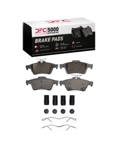 DFC 18-22 Ford EcoSport Rear 5000 Advanced Ceramic Brake Pads and Hardware Kit - 1551-1564-11