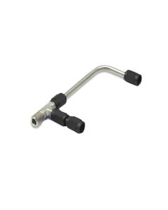 Nitrous Express 4150 Gemini SS Solenoid to Plate Connectors (New Style) - Black - 15722