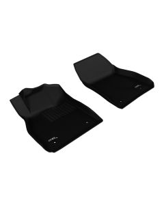 3D MAXpider 2013-2015 Chevrolet Malibu Kagu 1st Row Floormat - Black - L1CH06311509