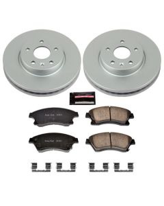 Power Stop 11-15 Chevrolet Cruze Front Z17 Evolution Geomet Coated Brake Kit - CRK5550
