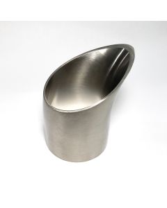 Ticon Industries Stainless Bros SS304 4in Teardrop Exhaust Tip- TICO-903-03021-1000