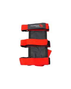 Fishbone Offroad Padded Roll Bar Red Fire Extinguisher Holder - FB55155