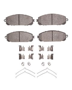 DFC 15-21 Jeep Cherokee Front 5000 Advanced Low Metallic Brake Pads and Hardware Kit - 1552-1843-01