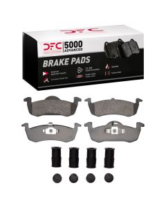 DFC 07-16 Ford Expedition Rear 5000 Advanced Semi Metallic Brake Pads and Hardware Kit - 1551-1279-01