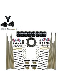 Nitrous Express 8 Cyl Dry Direct Port Four Stage 8 Solenoids Nitrous Kit (200-600HP) w/o Bottle - 93306-00