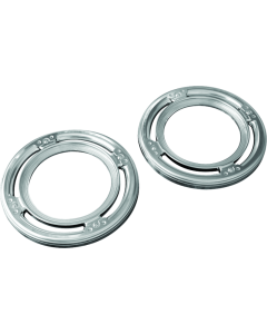 Chrome Rear Speaker Accents for Harley-Davidson - Kuryakyn
