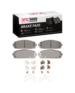 DFC 14-20 Jeep Cherokee Front 5000 Advanced Ceramic Brake Pads and Hardware Kit - 1551-1843-01