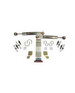 Skyjacker Steering Stabilizer Dual Kit w/ 9000 Steering Dampners Brackets Hardware For Use w/HD Tie