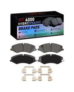 DFC 10-17 Land Rover LR4 Front 4000 HybriDynamic Brake Pads and Hardware Kit - 4000-1479-01