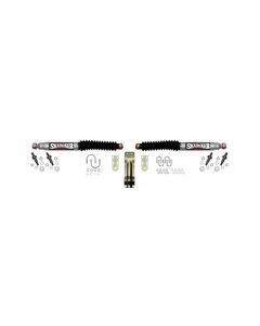 Skyjacker Steering Stabilizer Dual Kit Silver w/ Black Boots Ford F-250 | F-350 1959-1979- SKYJ-9220