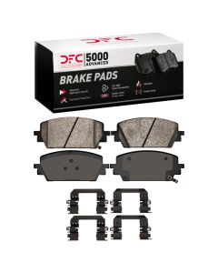 DFC 21-26 Genesis G80 Front 5000 Advanced Ceramic Brake Pads and Hardware Kit - 1551-2380-01