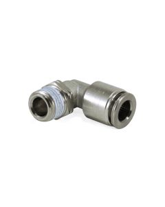 Air Lift Swivel Elbow Fitting - 1/8in MNPT x 1/4in PTC - 21848