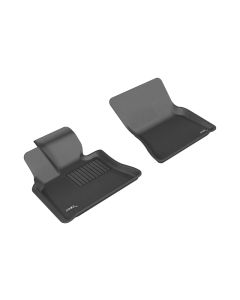 3D MAXpider 2007-2013 BMW X5/X6 E70/E71 Kagu 1st Row Floormat - Black - L1BM05111509
