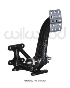 Wilwood Adjustable Brake Pedal - Dual MC - Floor Mount - 6:1 - 340-13831