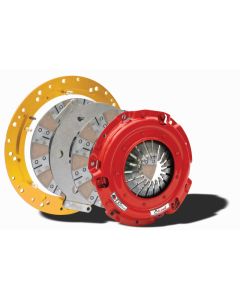 McLeod RXT Twin Disc Clutch 6 Bolt LS Motor 9 11/16 x 1 1/8 x 10 BRZ Facing w/Aluminum Flywheel - 6305504m