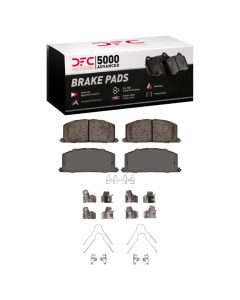 DFC 92-99 Toyota Paseo Front 5000 Advanced Ceramic Brake Pads and Hardware Kit - 1551-0242-01