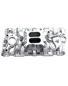 Edelbrock SBC Performer Eps Polished Manifold - 27011
