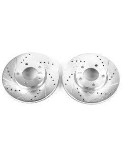Power Stop 04-13 Mazda 3 Front Evolution Drilled & Slotted Rotors - Pair - JBR1113XPR