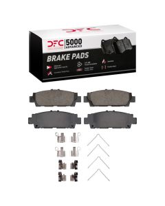 DFC 90-92 Lexus LS400 Rear 5000 Advanced Ceramic Brake Pads and Hardware Kit - 1551-0488-01