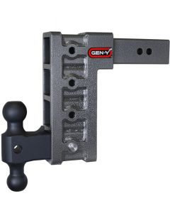 Gen-Y Mega Duty 2.5in Shank 9in Drop 3K TW 21K Hitch w/GH-061 Dual-Ball - GH-614