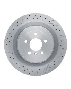 DFC 12-19 Mercedes-Benz GLE63 AMG Rear Drilled and Slotted Brake Rotor - 630-63141