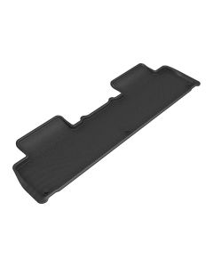 3D MAXpider 22-23 Rivian R1S Kagu 2nd Row Floormats - Black - L1RI00121509