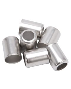 Russell Performance -6 AN Stainless Steel Crimp Collars (O.D. 0.600) (6 Per Pack) - 610362