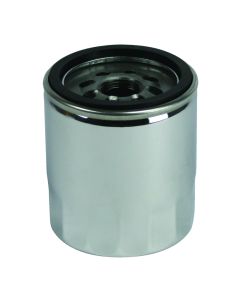 Moroso 97-06 Early GM LS 13/16in Thread 3-1/2in Tall Oil Filter - Chrome - 22305