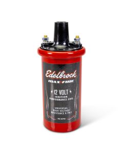 Edelbrock Ignition Coil - Electric Oil Filled - .70 PR Red w/ Black Top - 22746