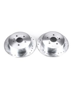 Power Stop 09-16 Toyota Venza Rear Evolution Drilled & Slotted Rotors - Pair - JBR1391XPR