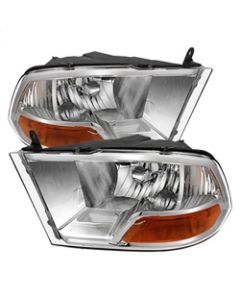 xTune Dodge Ram 1500 09-12 ( Non Quad Headlights ) Crystal Headlights Chrome HD-JH-DR09-AM-C - 9022937
