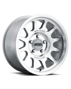 Method MR703 Bead Grip 17x8.5 0mm Offset 5x5 71.5mm CB Machined/Clear Coat Wheel - MR70378550300