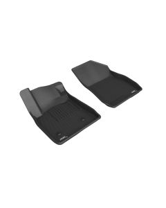 3D MAXpider 2021 Buick Encore GX FWD 20-21 / Chevy Trailblazer FWD Kagu 1st Row Floormats - Black - L1BC04311509
