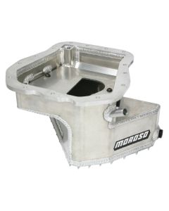 Moroso Subaru EJ20/EJ22/EJ25 Road Race Baffled Wet Sump 5qt .125in Thick Aluminum Oil Pan - 20965