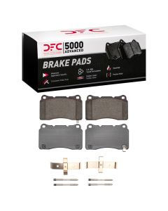 DFC 10-16 Hyundai Genesis Coupe Front 5000 Advanced Ceramic Brake Pads and Hardware Kit - 1551-1743-01