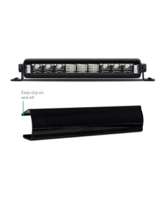 Borne Off-Road Light Bar Cover Single Row 10in Black - BNLT-COV-SS10BK