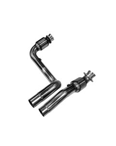 Kooks 2023+ Cadillac Escalade V 3in H.O. GREEN Catted Conn. Pipes (Req. Kooks Headers) - 28643400