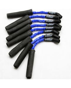 Granatelli 14-23 GM L83 5.3L/L86 6.2L Hi-Perf Coil-Near-Plug Wire Conn Kit w/Blue Jacket/Blk Sleeve - 28-5362HTBLB