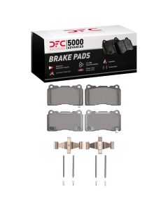 DFC 03-20 Subaru BRZ Front 5000 Advanced Low Metallic Brake Pads and Hardware Kit - 1551-1001-01