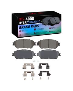 DFC 04-10 Toyota Sienna Front 4000 HybriDynamic Brake Pads and Hardware Kit - 4000-0906-11